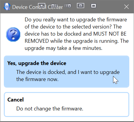 SpeechMike firmware upgrade 04