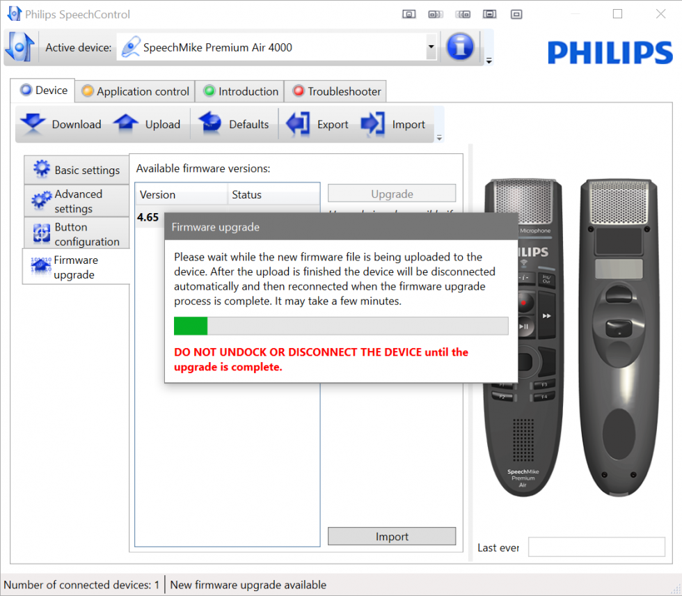 How to Update the Philips SpeechMike Firmware Speakeasy Solutions Inc.