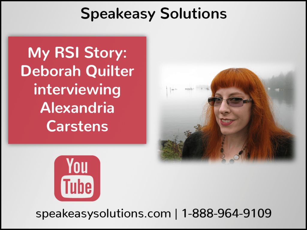 My Personal Story with RSI | Speakeasy Solutions Inc.