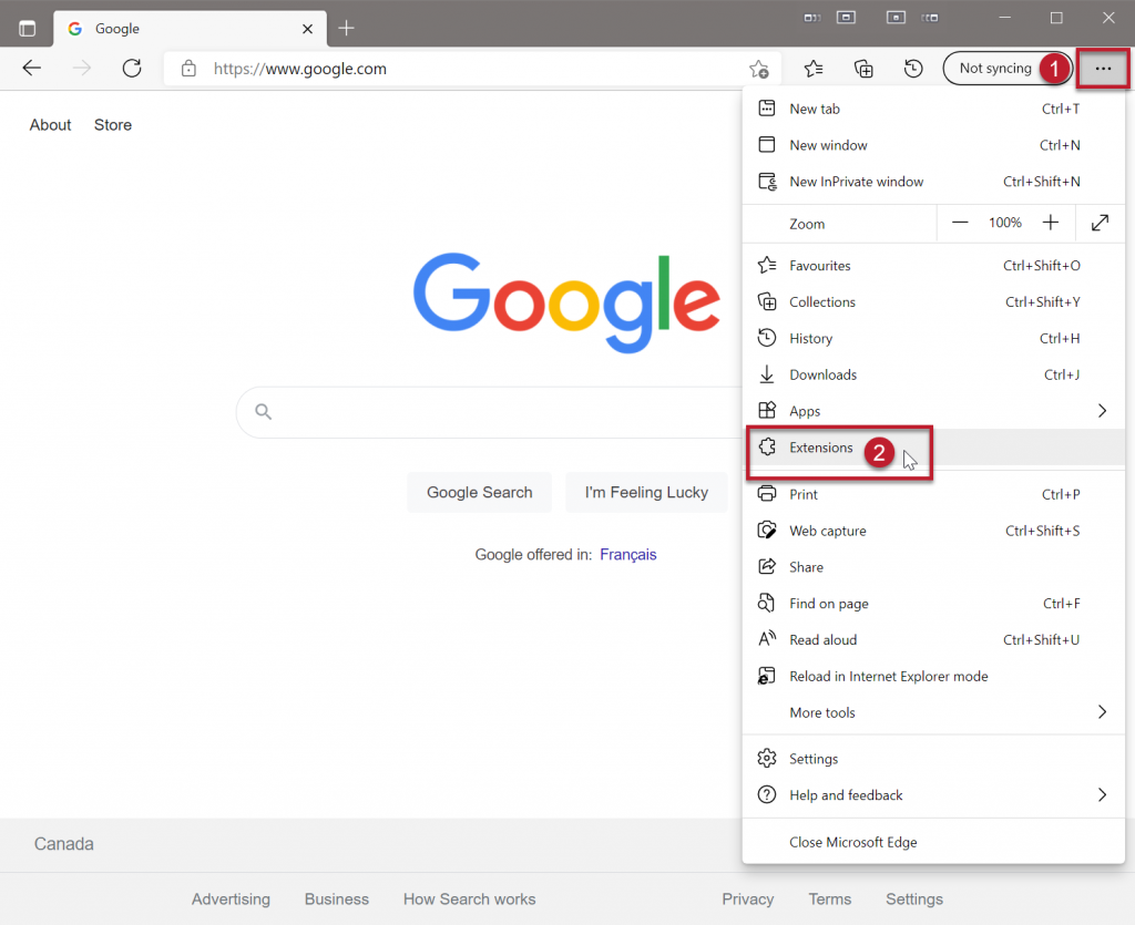 Installing Google Chrome's DMO Extension in Microsoft Edge