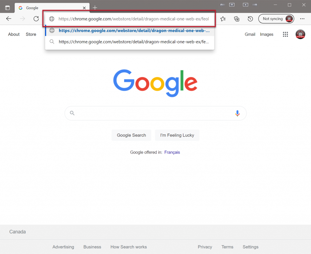 Installing Google Chrome's DMO Extension in Microsoft Edge