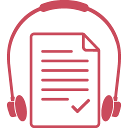 Speech recognition drafts the text; your team reviews and finalises with far less typing.