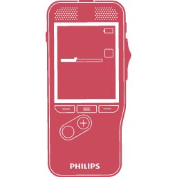 The PocketMemo DPM8000: a rugged recorder for dictation away from the computer.