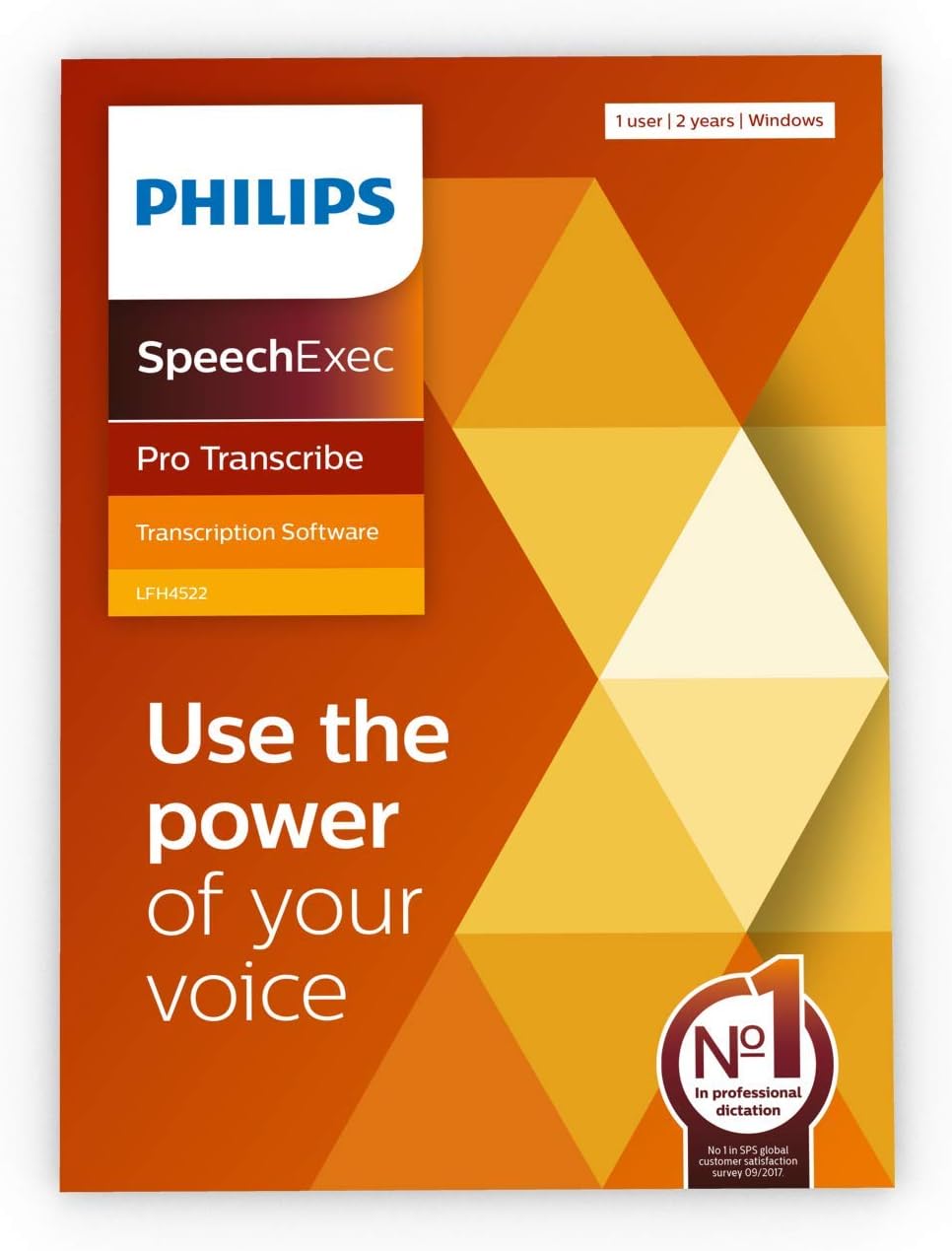 Philips SpeechExec Pro Transcribe LFH4512 2-Year Subscription